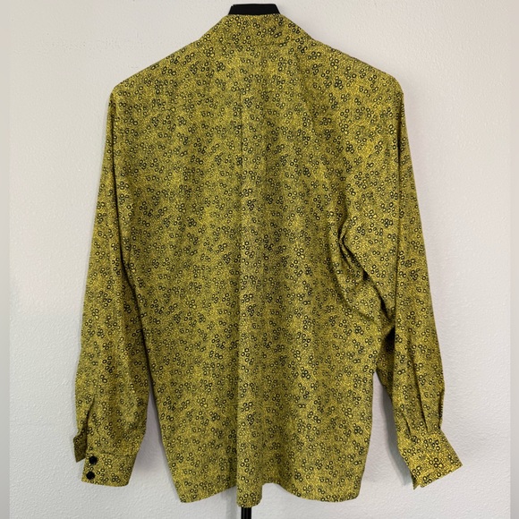 Escada by Margaretha Ley Floral Button-Down Blouse Size 38IT Size 6 - Picture 5 of 9